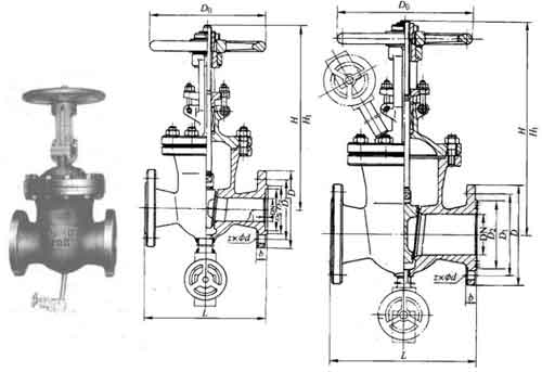 Z41PN16PN40߿ШʽlyγߴD